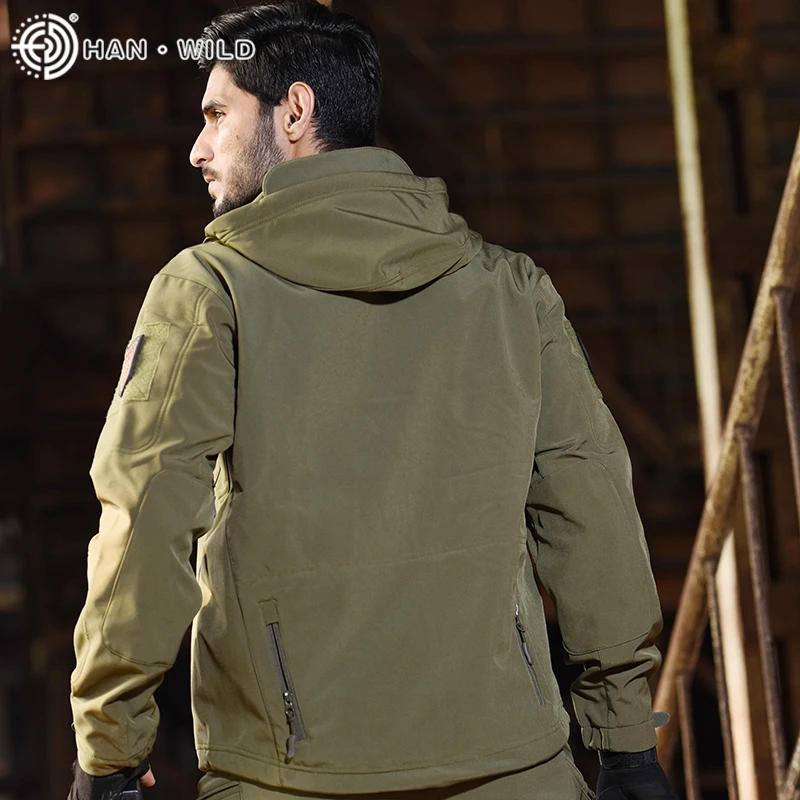 Camo Windproof Tactical Jacket and Pant