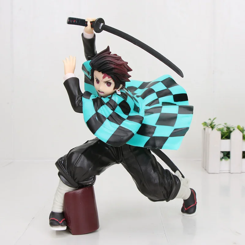 10-18 см фигурка демона-истребителя, игрушка Tanjirou Nezuko Demon Slayer Kimetsu no Yaiba Kamado Nezuko ichiban KUJI Ver. ПВХ фигурка игрушки - Цвет: boy without box