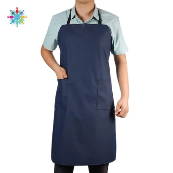 

Leather Waterproof Oil Proof Cooking Apron Restaurant Waiter Work Apron Household Apron Waist TLS