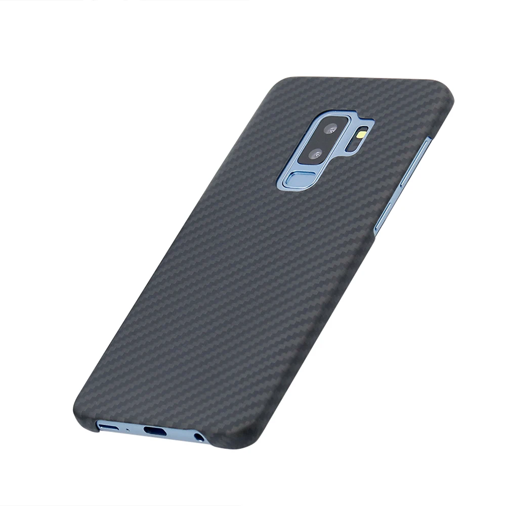 MONOCARBON чехол из арамидного волокна для samsung S9 S9 Plus, чехол с узорами из тонкого углеродного волокна, пуленепробиваемый материал