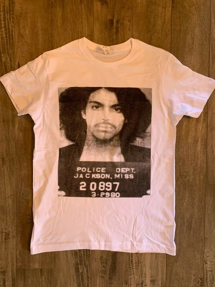 Prince Purple Rain Mug Shot T Shirt |
