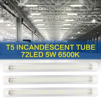 

T5 incandescent tube 72led 5W 6500K 12-24V Daylight tube Hight Output LED Shop Light connectable LED Tube Lights with sticker