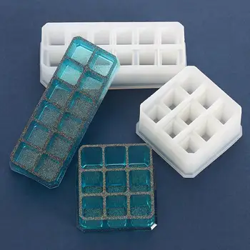 

White Silicone Mold for DIY Hand Made Lipstick Storage Box Making Tool