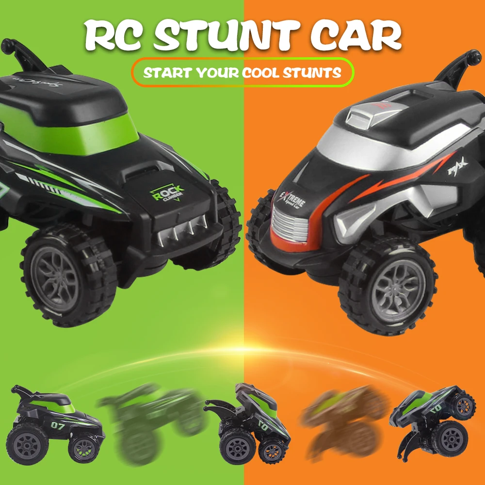 RC Cars 2CH 2.4G Watch Control Electric Radio Remote Stunt Vehicle 360° Rotation Control RC Car Gift Toys for Children