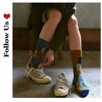 

High Quality Socks Women's Autumn Winter 2021 Japanese AB Socks Women's Fashion Simple and Trendy Cotton Men's Socks Stockings