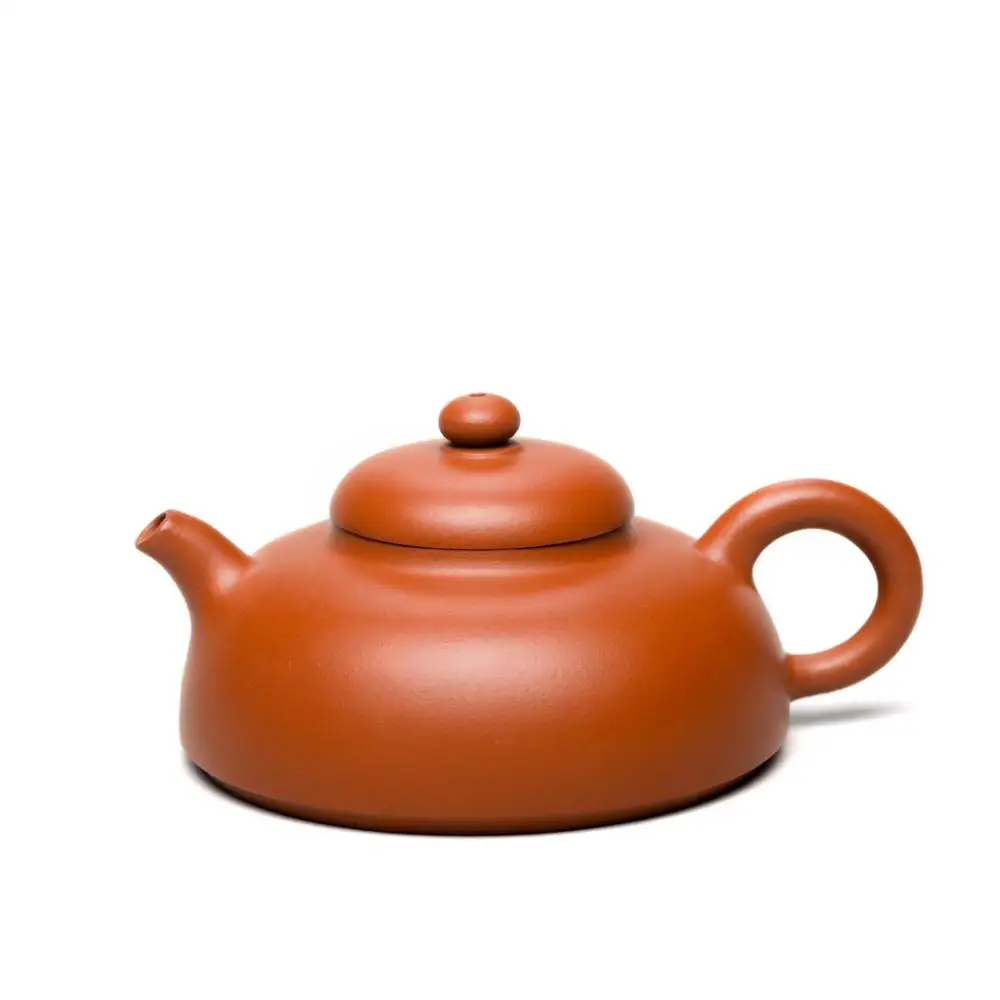

Yixing "Yuan Bi" Teapot Capacity around 130CC Made from "Zhu Ni" Red Mud for China Gongfu Tea