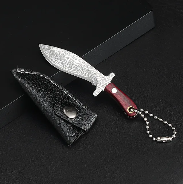 Mini kitchen Knife Unboxing Portable Small Blade Wine Bottle Opening Paper Cutting EDC Keychain Hanging Multi Survival Tools A D
