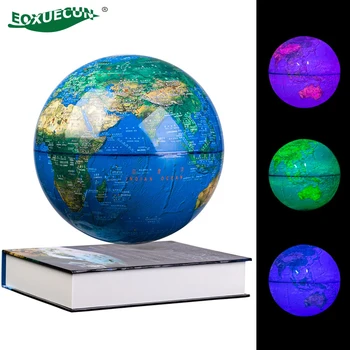 

2020 Magnetic Levitation Globe Novelty Decoration LED Floating Teach Education Globe World Map Decoration Children Learning Toys