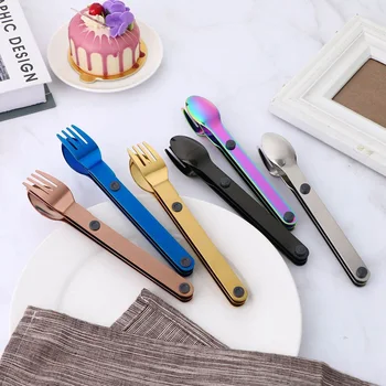 

Portable Magware Magnetic Flatware Dinner Set Cutlery Set Knives Forks Spoons Tableware