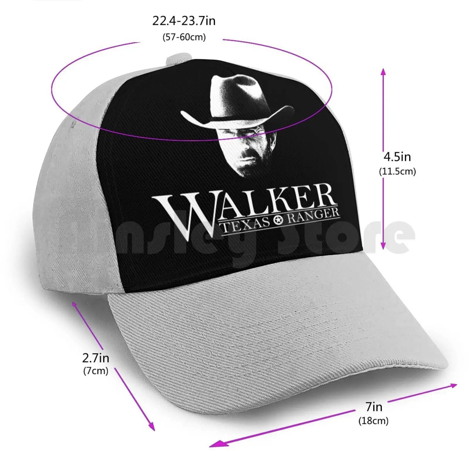 Бейсболка Walker Texas Ranger (патрон 
