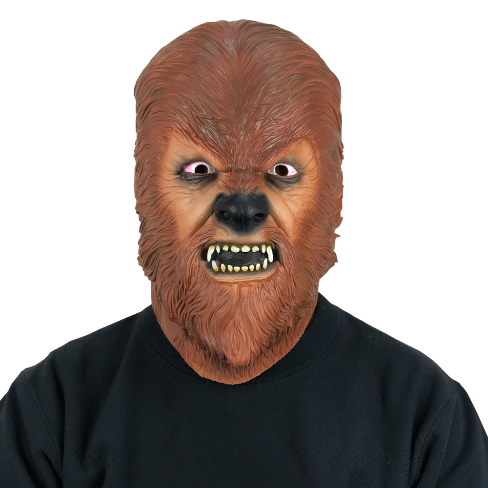 Chewbacca Mask Star War Cosplay Animal Orangutan Latex Masks Helmet Halloween Carnival Party Props