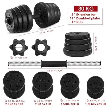 2021 Dumbbells Barbell Set For Lifting Bodybuilding 3