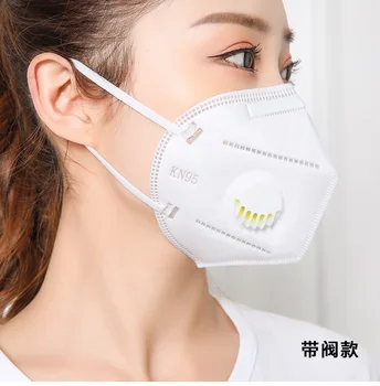 

10 20 50pcs Face Maskes with Valve Dust Mouth Reuseable Maskes Adaptable Respirator Pollution Filter Breathable FaceMaskes