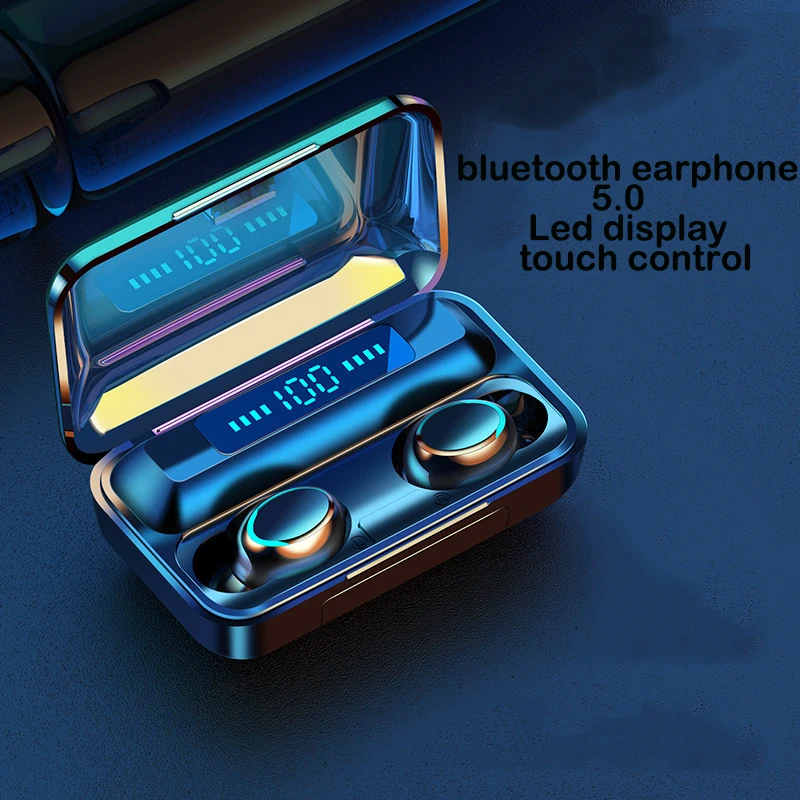 

Wireless Bluetooth Earphones TWS Sports In-ear earbuds Waterproof Headsets HiFI Stereo Charging Box for iphone huawei xiaomi