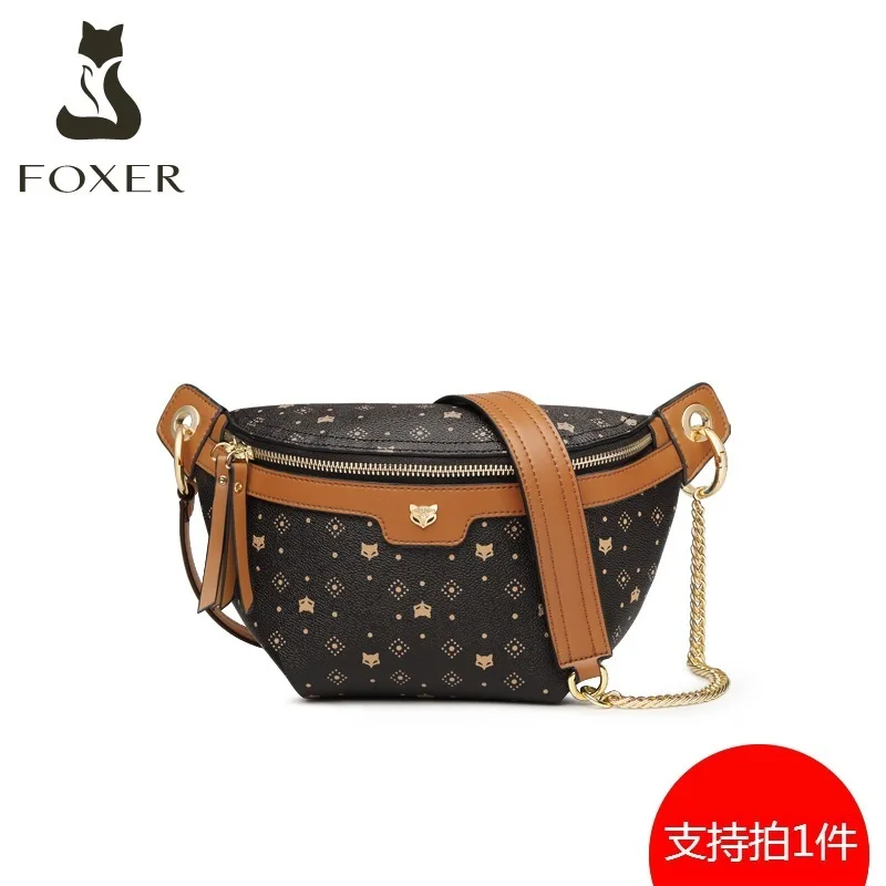 

Golden Fox Chain Bag Female 2019 Trend Presbyopia Chest Bag Joker Single Shoulder Bag Slung Small Running Bag