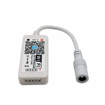 

DC 5V-28V MINI WIFI RGBW LED strip controller Music controller by smartphone control music magic home 16 million colors