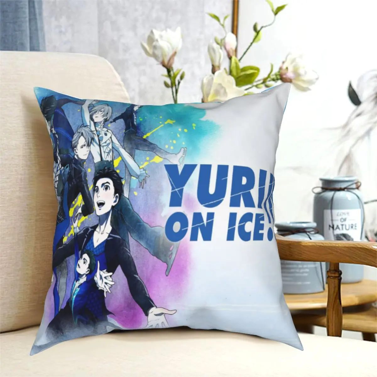 Юрий! On ICE 3369 Подушка Dakimakura Чехол наволочка Аниме 50x70 | Дом и сад