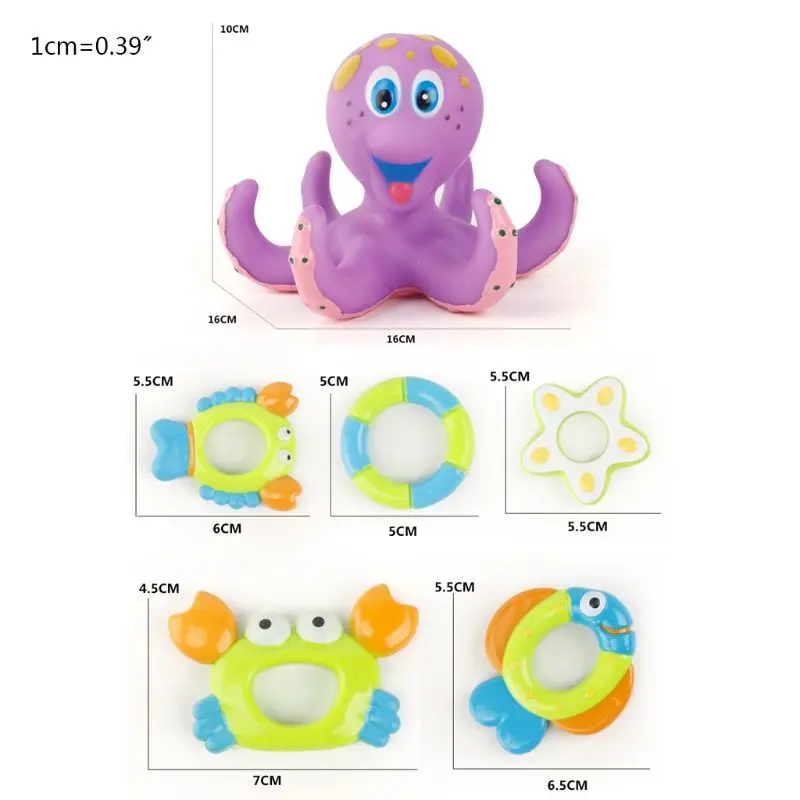 floating octopus bath toy