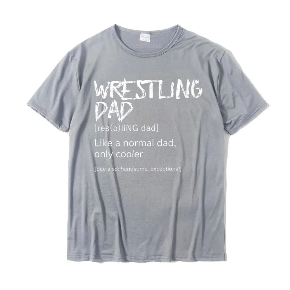 Male T Shirts Personalized Group Tees Cotton Round Collar Short Sleeve Printed Tee-Shirts Summer Fall Wholesale Mens Wrestling Dad Definition T-Shirt Funny Sports Shirts__MZ22735 grey