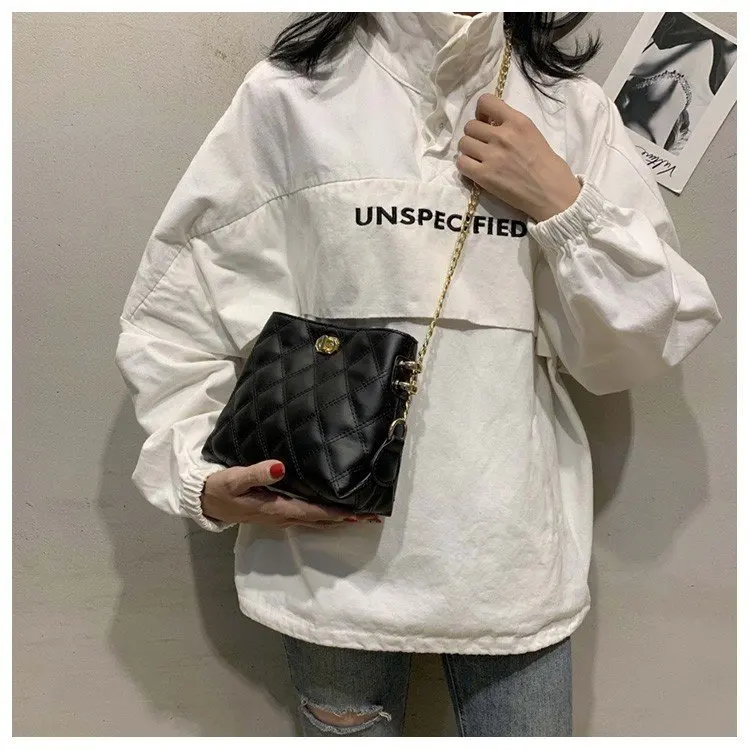 

France Non-mainstream High Grade Sense Bag 2019 New Style Small CK WOMEN'S Bag Qualified Western Style Fashion Shoulder Rhombus