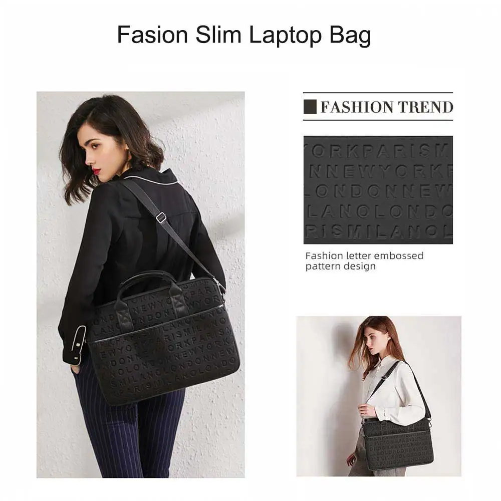 Wiwu-bolsa para Laptop Macbook Air Moda Impermeável Bolsa de Ombro Leve 13.3 2023 para Mulheres - Imagem 3