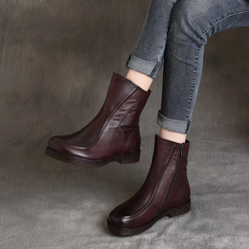 leather martin boots womens