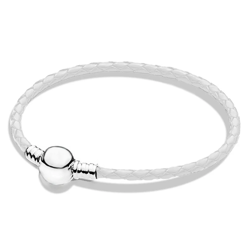 Bracelet Jewelry Seialoy Woven Genuine Leather Bracelets Bangle Fit Original Couple Women Men Bangle Boy Girls Friendship Kids