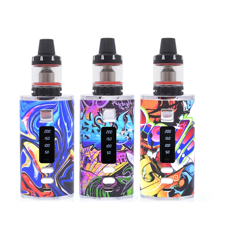 Оригинальный SUB TWO 200W бокс мод Vape ручка комплект 510 нить 3 мл атомайзер 4400mAh