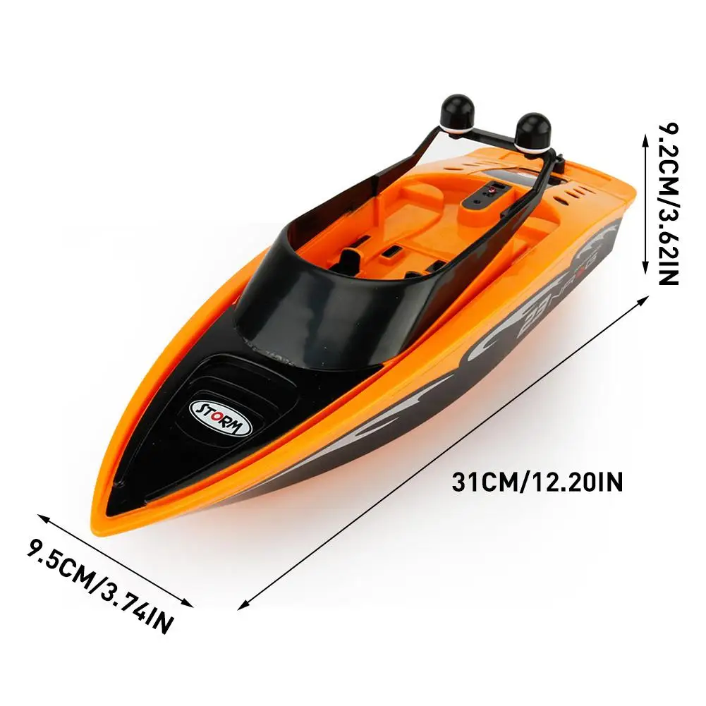 Горячая Высокая скорость RC лодка 2,4 ГГц 4 канала 30 км/ч радио дистанционное управление RC гоночная лодка электрические игрушки RC игрушки для детей лучшие подарки