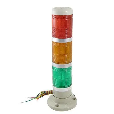 

24V AC/DC Red Yellow Green LED Signal Industrial Tower Warning Lamp Light