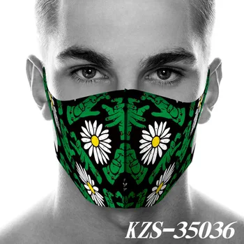 

1 PCS Adult 3D Mask Print PM2.5 Cycling Sports Face Mouth Mask Anti dust Windproof Cosplayer Washable Reusable outh-Muffle Boy