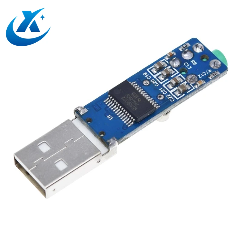 USB PCM2704 Аудио Звуковая карта DAC декодер модуль 5 в HIFI динамик звуковая плата для Arduino Raspberry Pi 16 бит