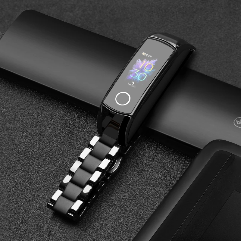 Керамический браслет для honor band 5 4 сменный ремешок регулируемый размер | Отзывы и видеообзор