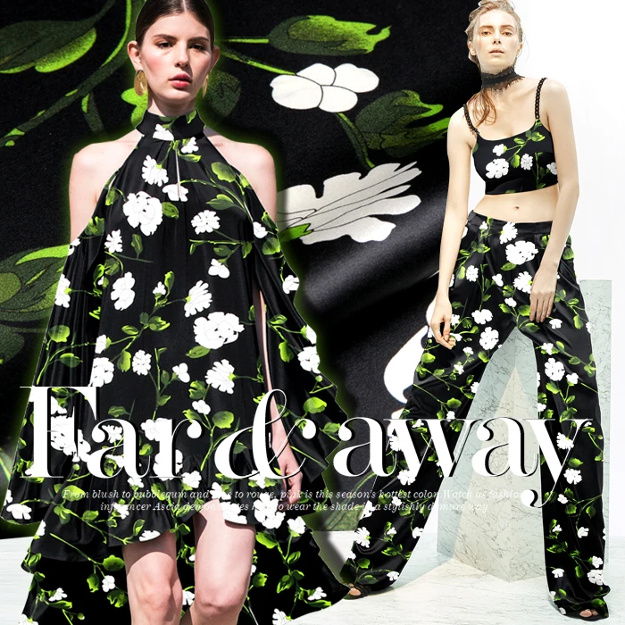 118 см атласная шелковая ткань с принтом МЕТР 19 мм мягкий шелк стрейч атласная ткань спандекс шелковая ткань для платья оптом ткань