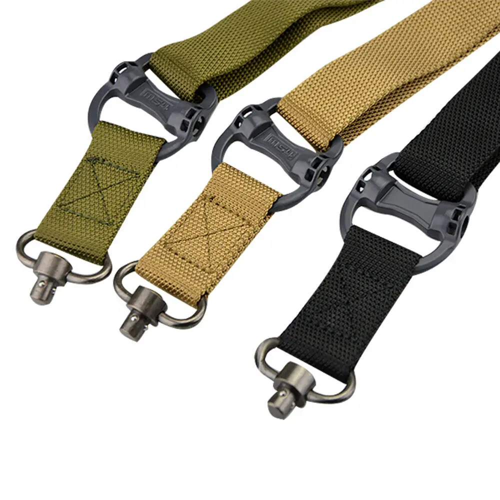 * Тактический 1 & 2 Point Multi Mission 1/4 ''строп для винтовки Quick Detach QD Swivel MS4 ремешок