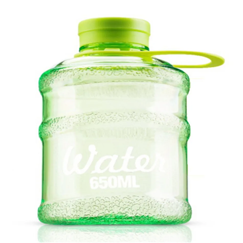 Creative Mini Bucket Water Bottle Barreled Water Dispenser Bottles Readily Creative Bucket Traveling Sports Plastic Cute Kettle  (8)