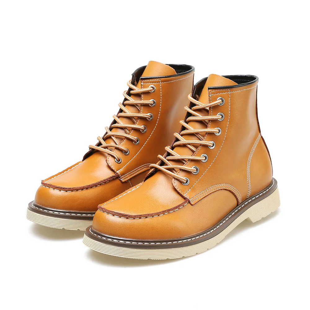

2019 Autumn And Winter New Style British Style Work Boots Retro Versatile Martin Boots Fashion Comfortable Breathable