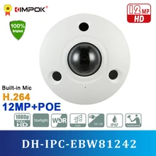 Dh original IPC-EBW81242 substituir IPC-EBW81230 cctv poe ir vigilância 12mp panorâmica de rede ir fisheye câmera