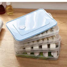 Однослойные ящики для пельменей, лоток для хранения, контейнер для еды, коробка для хранения охлаждаемых пельменей, коробки для хранения свежих