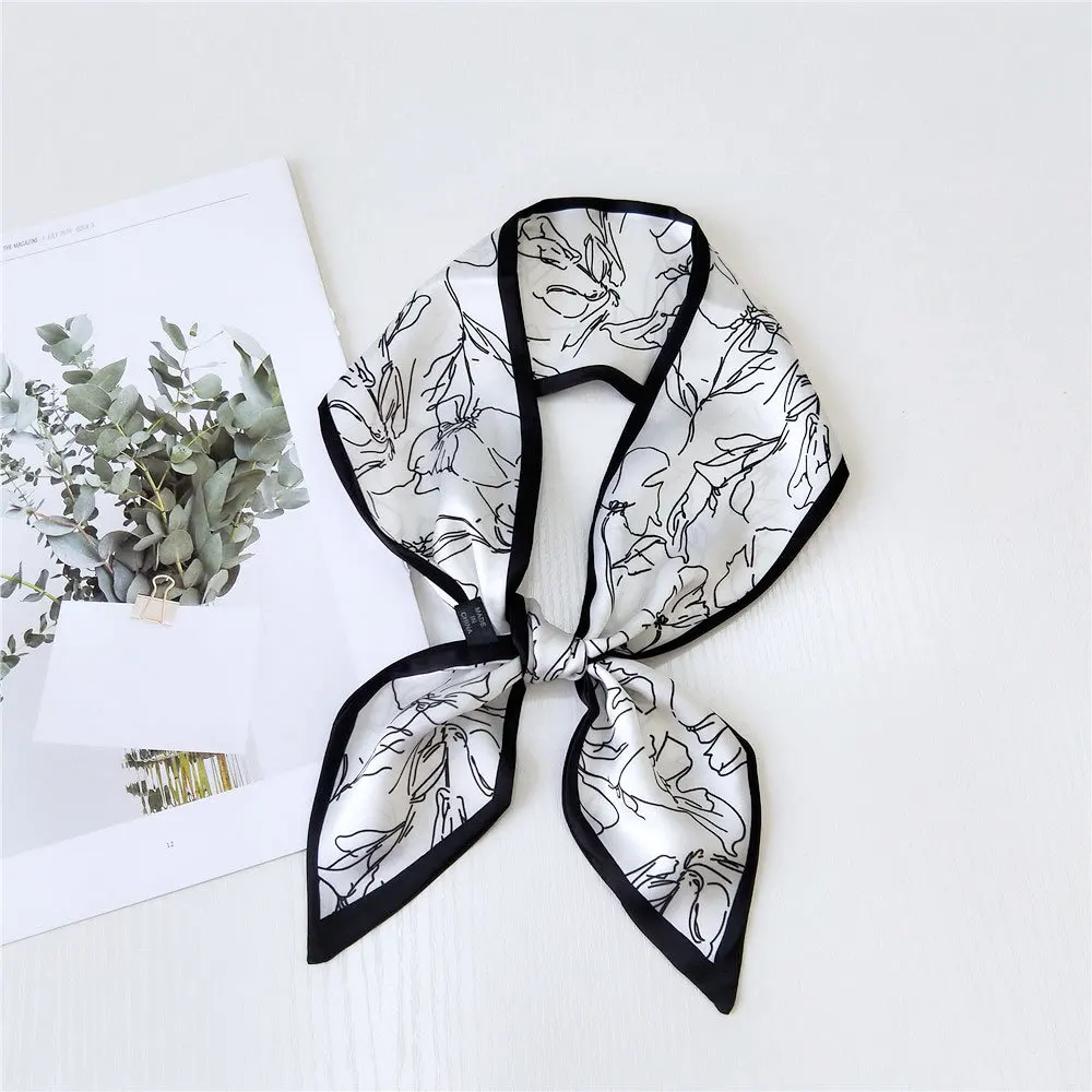 

Design Animal Scarf Silk Scarf Women Tie Leopard Tiger Dog Zebra Head Bag Scarf Foulard For Ladies