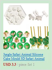 cake decorating tools Jungle Safari Animal Silicone Cake Mould 3D Safari Animal Shape Fondant Cake Mousse Baking Mold for Birhtday Party Baby Shower baking tools shop near me