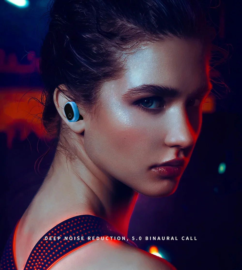 CUSEOMO TWS сенсорные bluetooth-наушники с отпечатком пальца, HD стерео беспроводные наушники, игровая гарнитура с шумоподавлением