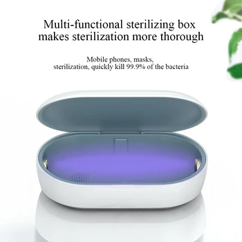 

Phone Sterilizer For Manicure Instruments Disinfection Esterilizador Manicure UV LED Nail Tools Nail Tweezers Disinfector Box