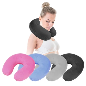 

Memory Foam Soft U Shaped Pillow For Car Headrest Air Cushion Travel Neck Pillow Travel Pillow Support Neck