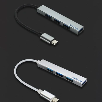 

USB C HUB 4 Port Type C to USB 2.0 Splitter Converter OTG Adapter Cable for Macbook Pro iMac PC Laptop Notebook Accessories