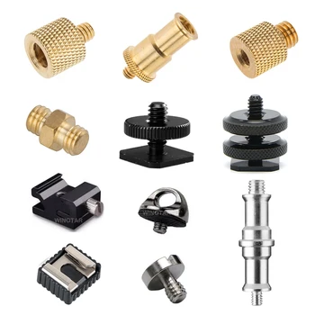 

1/4" 1/4 Inch and 3/8 Inch Converter Threaded Screws Adapter Mount for Camera/Tripod/Monopod/Ballhead/Light Stand/Shoulder Rig