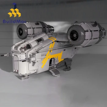 The UCS 37840 Razor Crest by Papaglop Model Compatible With Star Toys Wars Building Blocks Bricks Kids Christmas Toys Gifts terrain armored walker at at star wars model star toys wars with lepining atat set toys kids gifts building blocks toys