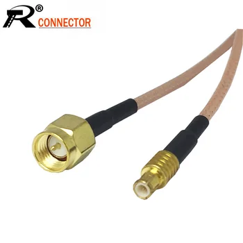 

10pcs/lot SMA Male to MCX Male Straight RF Coaxial Cable Pigtail RG316 Coax RF Extention Cable 15CM 30CM 50CM