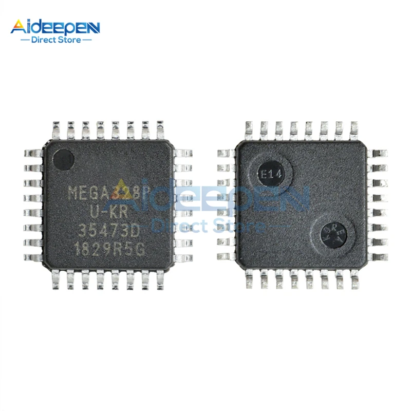 ATMEGA328 ATMEGA328P ATMEGA328P-AU ATMEGA328P-UATMEL TQFP32 QFP MEGA328-AU SMD 1 шт. новый Оригинальная микросхема |