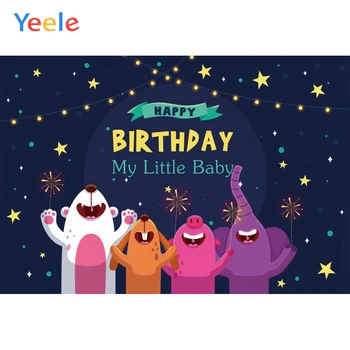 

Little Monster Baby Birthday Party Newborn Personalized Photographic Backdrops Photography Backgrounds For Photo Studio Prop